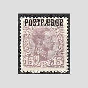 FRIMRKER DANMARK | 1919-20 - AFA 2a - 15 re matlilla Postfrge - Ubrugt