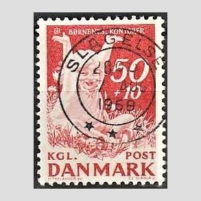 FRIMRKER DANMARK | 1965 - AFA 439F - Brnenes Kontor - 50 + 10 re rd - Lux Stemplet