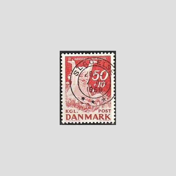 FRIMRKER DANMARK | 1965 - AFA 439F - Brnenes Kontor - 50 + 10 re rd - Lux Stemplet