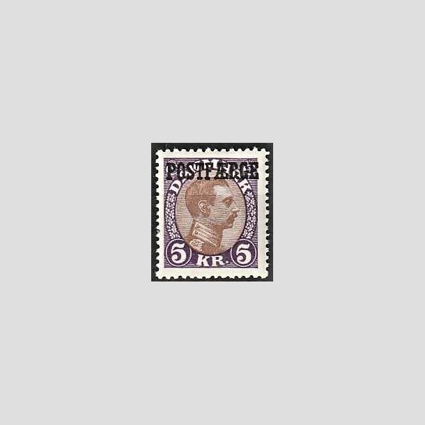 FRIMRKER DANMARK | 1941 - AFA 23 - 5 Kr. violet/brun POSTFRGE - Postfrisk