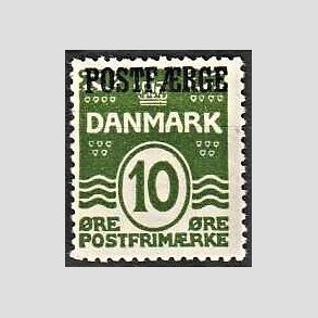 FRIMRKER DANMARK | 1922-26 - AFA 5 - 10 re grn POSTFRGE - Postfrisk
