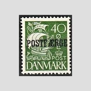 FRIMRKER DANMARK | 1930 - AFA 13 - 40 re grn POSTFRGE - Ubrugt
