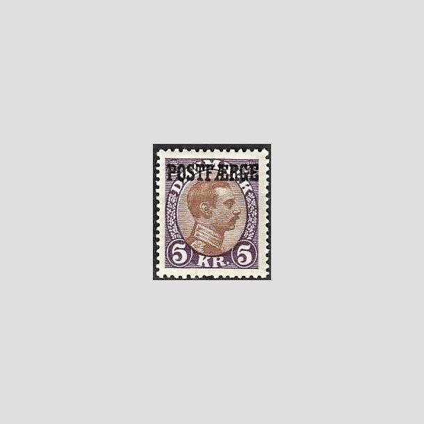 FRIMRKER DANMARK | 1941 - AFA 23 - 5 Kr. violet/brun POSTFRGE - Postfrisk