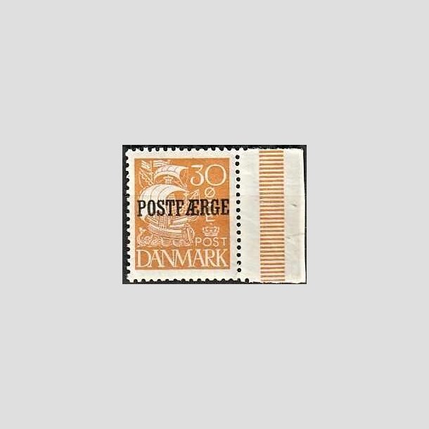 FRIMRKER DANMARK | 1927 - AFA 11 - 30 re brungul POSTFRGE - Postfrisk