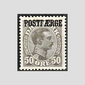 FRIMRKER DANMARK | 1922-26 - AFA 7 - 50 re olivgr Postfrge - Ubrugt (meget nr postfrisk!)