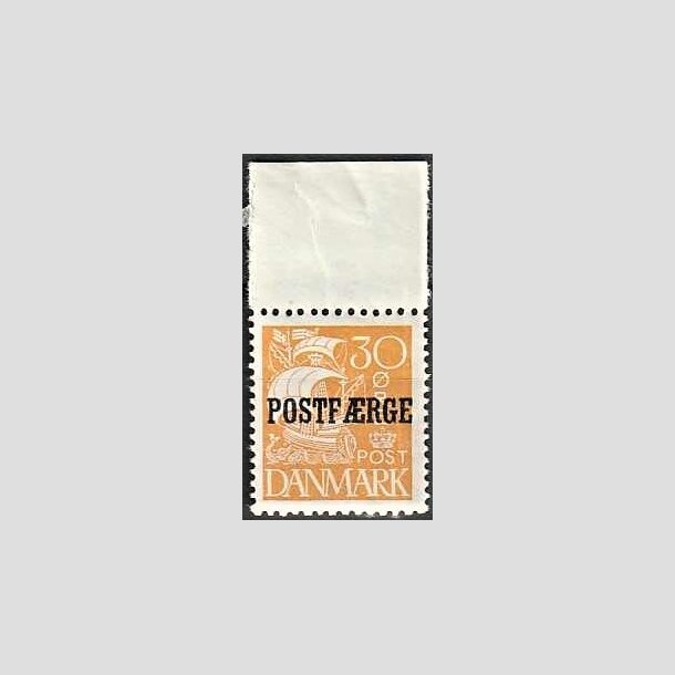 FRIMRKER DANMARK | 1927 - AFA 11 - 30 re brungul POSTFRGE - Postfrisk