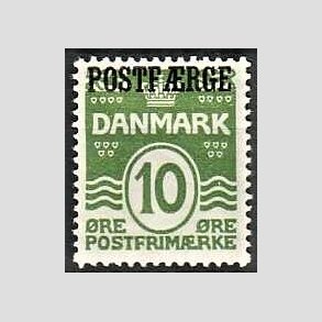 FRIMRKER DANMARK | 1922-26 - AFA 5 - 10 re grn POSTFRGE - Ubrugt