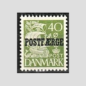 FRIMRKER DANMARK | 1940 - AFA 25 Type II - 40 re grn POSTFRGE - Postfrisk