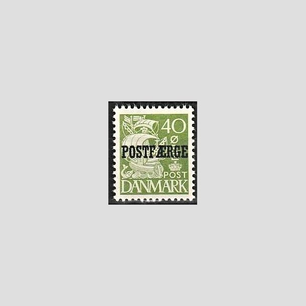 FRIMRKER DANMARK | 1940 - AFA 25 Type II - 40 re grn POSTFRGE - Postfrisk