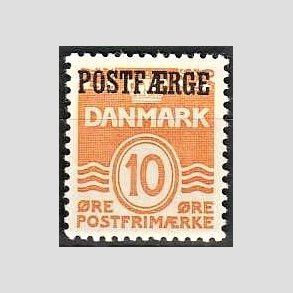 FRIMRKER DANMARK | 1936-39 - AFA 15 - 10 re orange POSTFRGE - Ubrugt