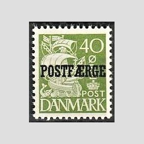 FRIMRKER DANMARK | 1940 - AFA 25 Type II - 40 re grn POSTFRGE - Postfrisk