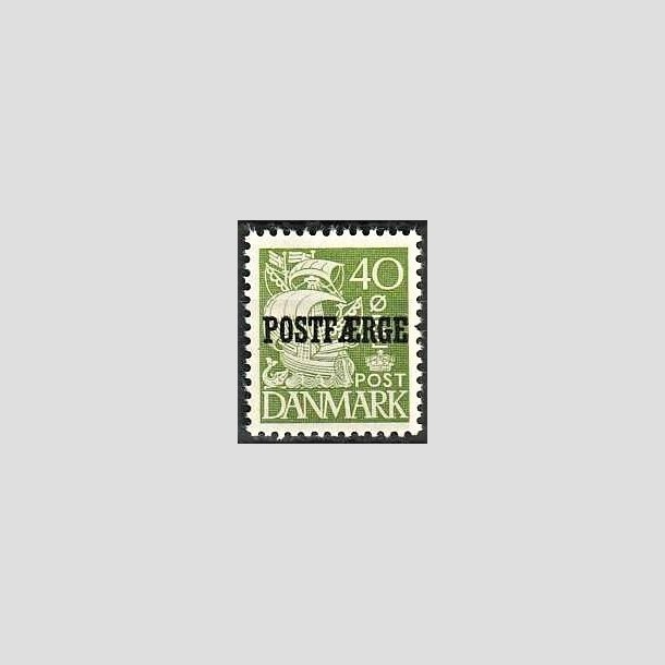 FRIMRKER DANMARK | 1940 - AFA 25 Type II - 40 re grn POSTFRGE - Postfrisk