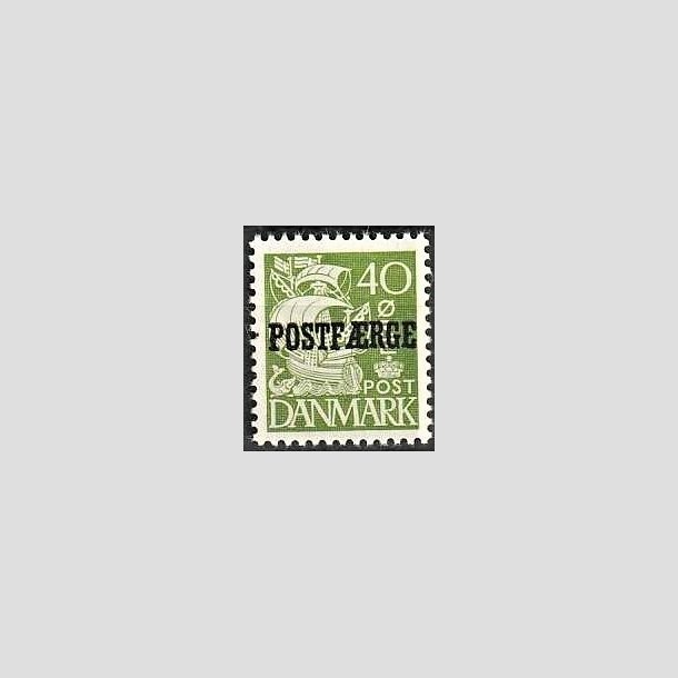 FRIMRKER DANMARK | 1940 - AFA 25 Type II - 40 re grn POSTFRGE - Postfrisk