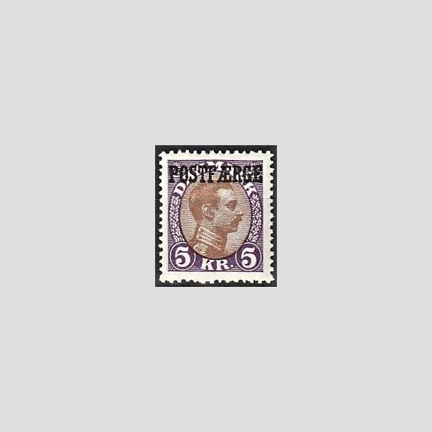 FRIMRKER DANMARK | 1941 - AFA 23 - 5 Kr. violet/brun POSTFRGE - Postfrisk