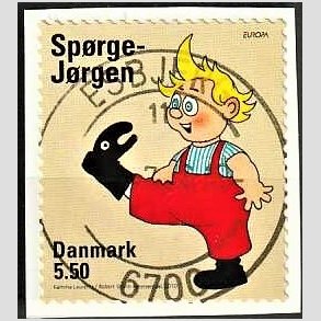FRIMRKER DANMARK | 2010 - AFA 1628E - Brnebger - 5,50 Kr. Sprge-Jrgen - Pragt Stemplet