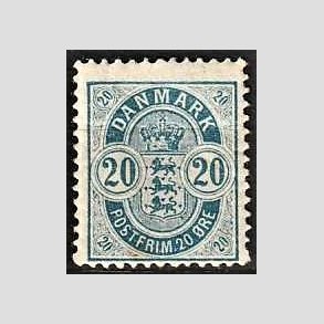 FRIM�RKER DANMARK | 1895 - AFA 36C - 20 �re bl� - Postfrisk