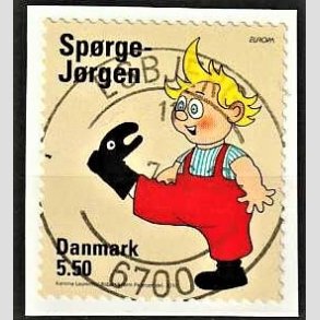 FRIMRKER DANMARK | 2010 - AFA 1628E - Brnebger - 5,50 Kr. Sprge-Jrgen - Pragt Stemplet