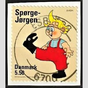 FRIMRKER DANMARK | 2010 - AFA 1628E - Brnebger - 5,50 Kr. Sprge-Jrgen - Pragt Stemplet