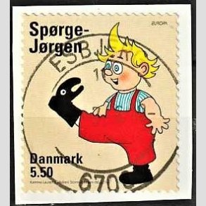 FRIMRKER DANMARK | 2010 - AFA 1628E - Brnebger - 5,50 Kr. Sprge-Jrgen - Pragt Stemplet