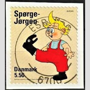 FRIMRKER DANMARK | 2010 - AFA 1628E - Brnebger - 5,50 Kr. Sprge-Jrgen - Pragt Stemplet
