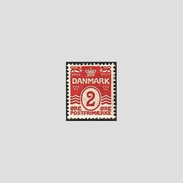 FRIMRKER DANMARK | 1905-06 - AFA 43 - Blgelinie 2 re rd Krone III - Postfrisk