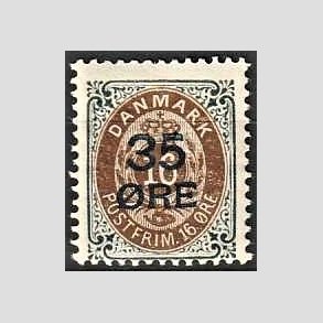 FRIMRKER DANMARK | 1912 - AFA 60 - 35/16 res Provisorier gr/brun - Postfrisk