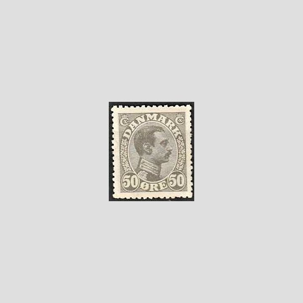 FRIMRKER DANMARK | 1921-22 - AFA 129a - Chr. X 50 re gr - Postfrisk