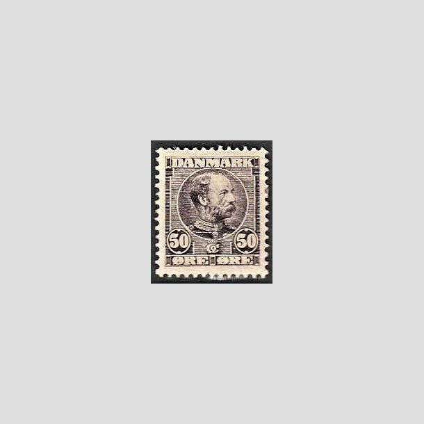 FRIMRKER DANMARK | 1904-05 - AFA 50 - Chr. IX 50 re lilla - Ubrugt