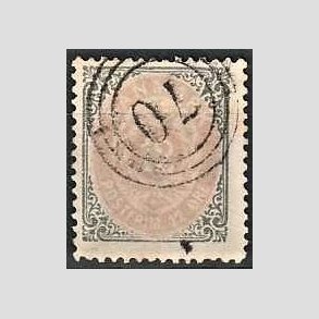 FRIM�RKER DANMARK | 1875 - AFA 26 - 12 �re gr�/violet - Stemplet