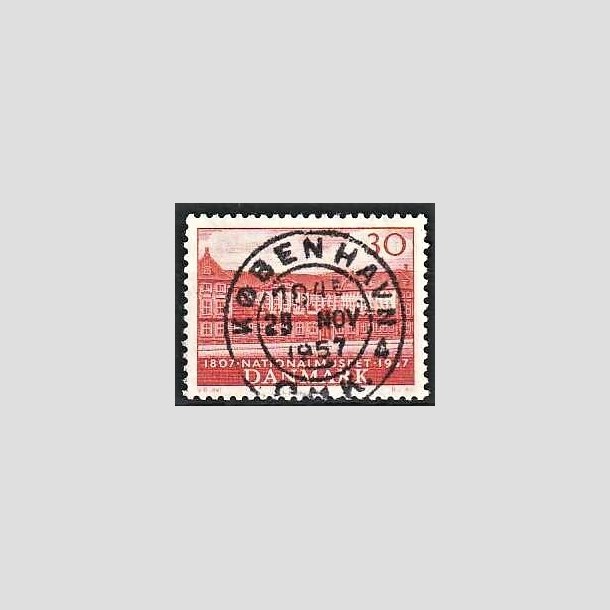 FRIMRKER DANMARK | 1957 - AFA 370 - Nationalmuseets 150 r - 30 re rd - Pragt Stemplet