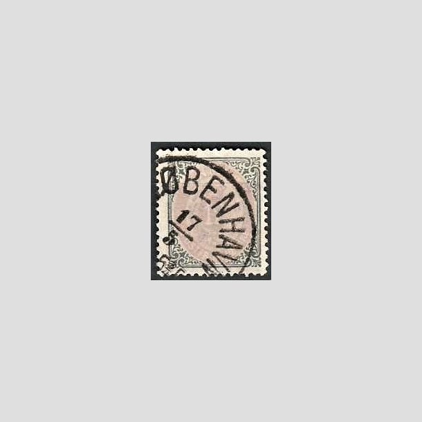 FRIMRKER DANMARK | 1875 - AFA 26 - 12 re gr/violet - Stemplet