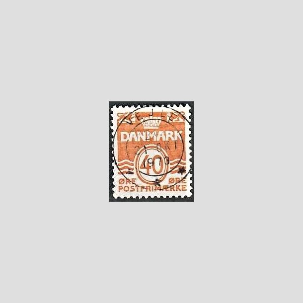 FRIMRKER DANMARK | 1971 - AFA 514 - Blgelinie 40 re orange - Lux Stemplet 