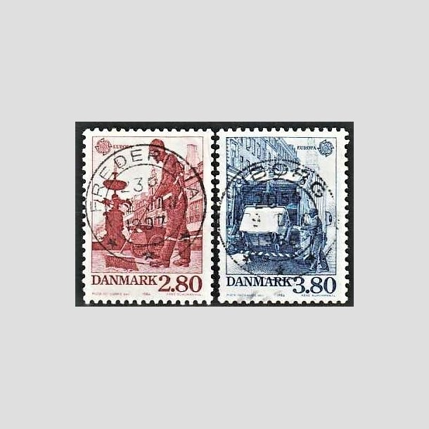 FRIMRKER DANMARK | 1986 - AFA 870,871 - Europamrker Natur- og milj - 2,80 + 3,80 Kr. - Lux Stemplet