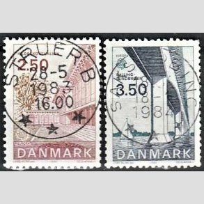 FRIM�RKER DANMARK | 1983 - AFA 778,779 - EU Bygningskunst - 2,50 + 3,50 Kr. - Lux Stemplet
