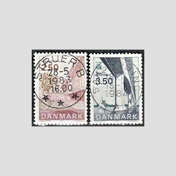 FRIMRKER DANMARK | 1983 - AFA 778,779 - EU Bygningskunst - 2,50 + 3,50 Kr. - Lux Stemplet