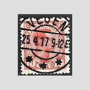 FRIMRKER DANMARK | 1913 - AFA 69 - Chr. X 10 re rd - Lux Stemplet Vejen