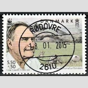 FRIMRKER DANMARK | 2009 - AFA 1570 - WWF - 5,50 + 0,50 Kr. flerfarvet - Pragt Stemplet