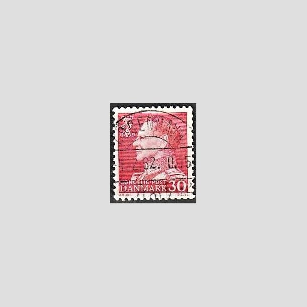 FRIMRKER DANMARK | 1961-62 - AFA 394 - Fr. IX 30 re rd - Lux Stemplet