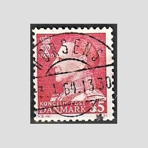 FRIMRKER DANMARK | 1963 - AFA 415 - Fr. IX 35 re rd - Lux Stemplet