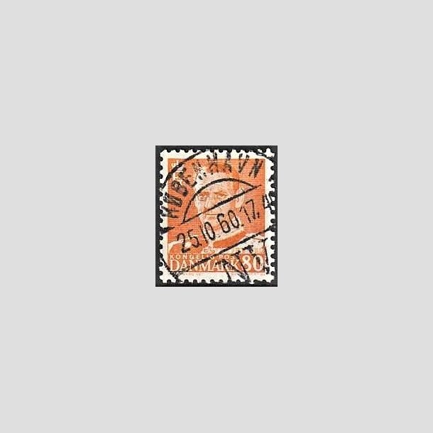 FRIMRKER DANMARK | 1952-53 - AFA 341 - Fr. IX 80 re orange - Lux Stemplet