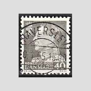 FRIMRKER DANMARK | 1961-62 - AFA 396 - Fr. IX 40 re gr - Pragt Stemplet