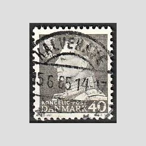 FRIMRKER DANMARK | 1961-62 - AFA 396 - Fr. IX 40 re gr - Pragt Stemplet Kalvehave