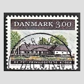 FRIM�RKER DANMARK | 1984 - AFA 807 - �ldre dansk kro - 3,00 Kr. flerfarvet - Lux Stemplet �rhus