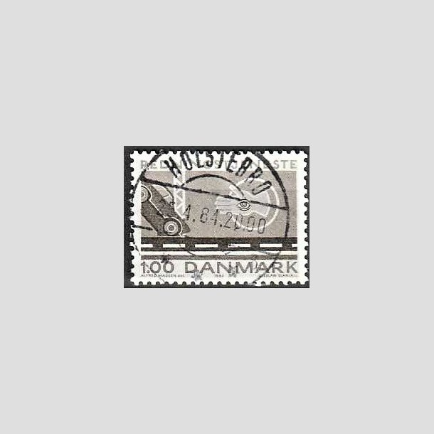 FRIMRKER DANMARK | 1983 - AFA 782 - Redningstjenester - 1,00 Kr. brun - Pragt Stemplet
