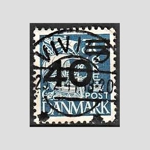 FRIMRKER DANMARK | 1940 - AFA 265 - 40/30 re bl Provisorier - Pragt Stemplet 