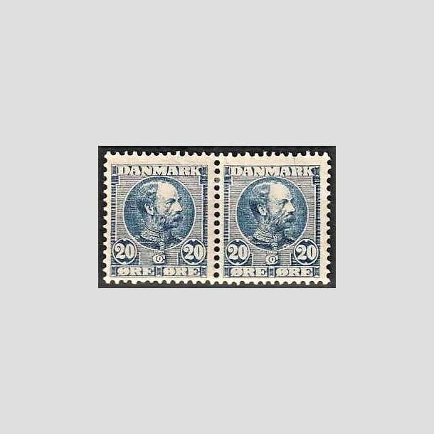 FRIMRKER DANMARK | 1904-05 - AFA 48 - Chr. IX 20 re bl i par - Ubrugt