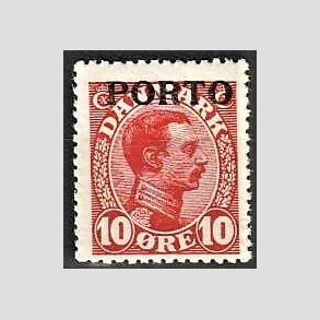 FRIMRKER DANMARK | 1921 - AFA 4 - 10 re rd - Postfrisk