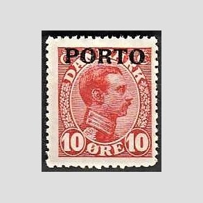 FRIMRKER DANMARK | 1921 - AFA 4 - 10 re rd - Ubrugt