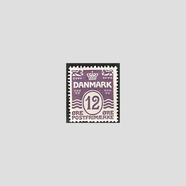 FRIMRKER DANMARK | 1926-30 - AFA 168 - Blgelinie 12 re violet - Postfrisk