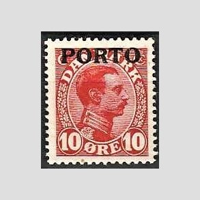 FRIMRKER DANMARK | 1921 - AFA 4 - 10 re rd - Ubrugt